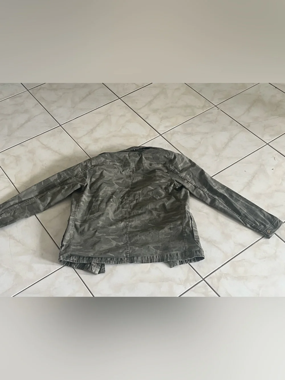 George Camouflage Shirt Jacket - Olive Green